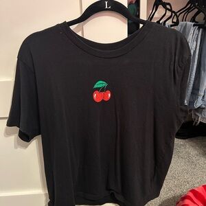 Rebellious One Black Cherry Tee for Kids
